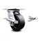 Service Caster 5 Inch Glass Filled Nylon Caster with Roller Bearing and Brake/Swivel Lock SCC SCC-35S520-GFNR-SLB-BSL - alternate 1